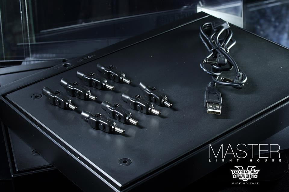 Legend Studio Master Light House Acryl Display Case mit Beleuchtung für 1/6 Actionfiguren