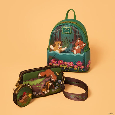 Loungefly Cap Und Capper Tod & Vixey By Loungefly Tragetasche