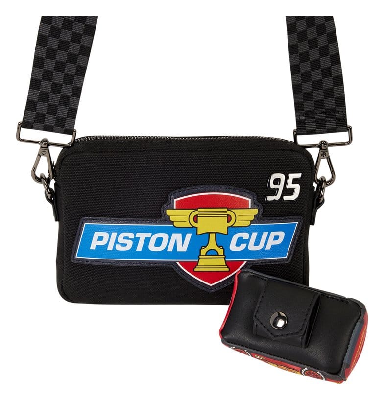 Loungefly Cars by Loungefly 20th Anniversary Piston Cup Sling Brusttasche / Umhängetasche