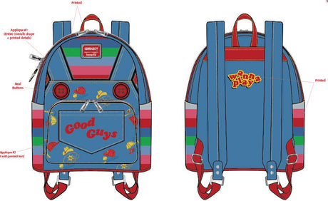 Loungefly Chucky Loungefly Cosplay Rucksack
