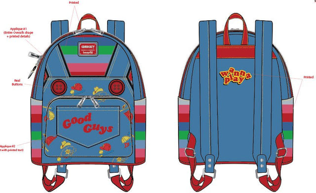 Loungefly Chucky Loungefly Cosplay Rucksack