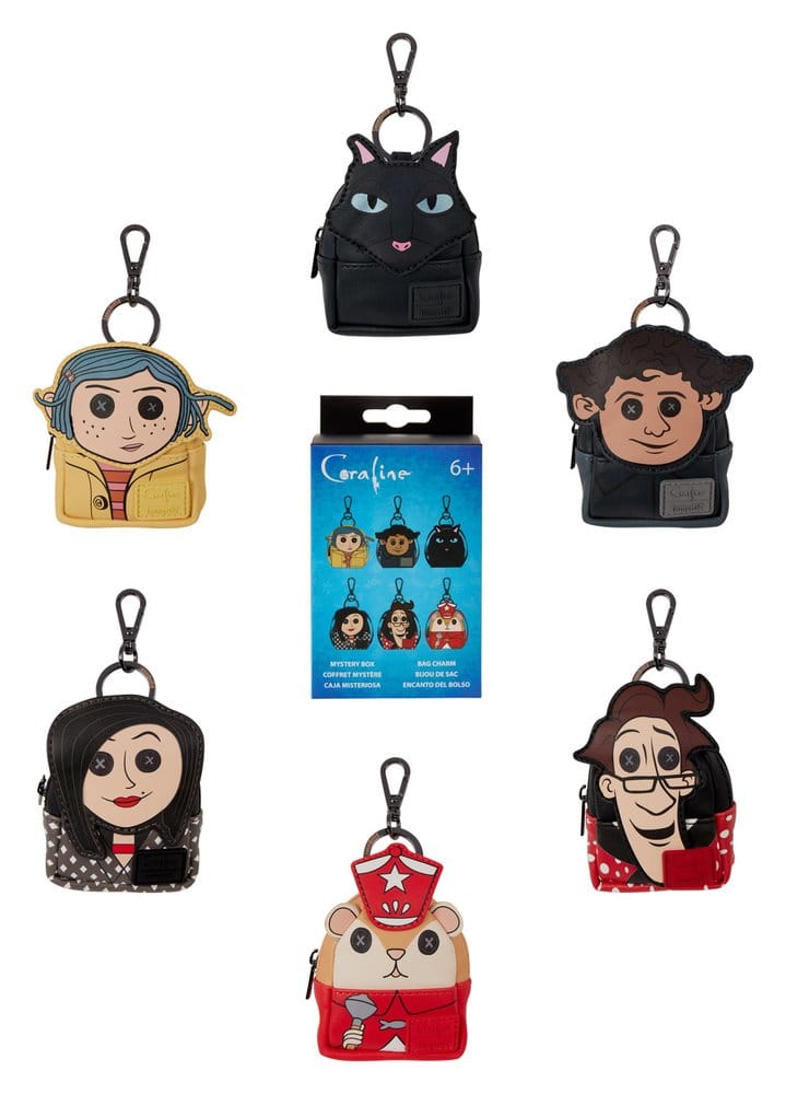 Loungefly Coraline by Loungefly Mystery Box Display Taschenanhänger (15)