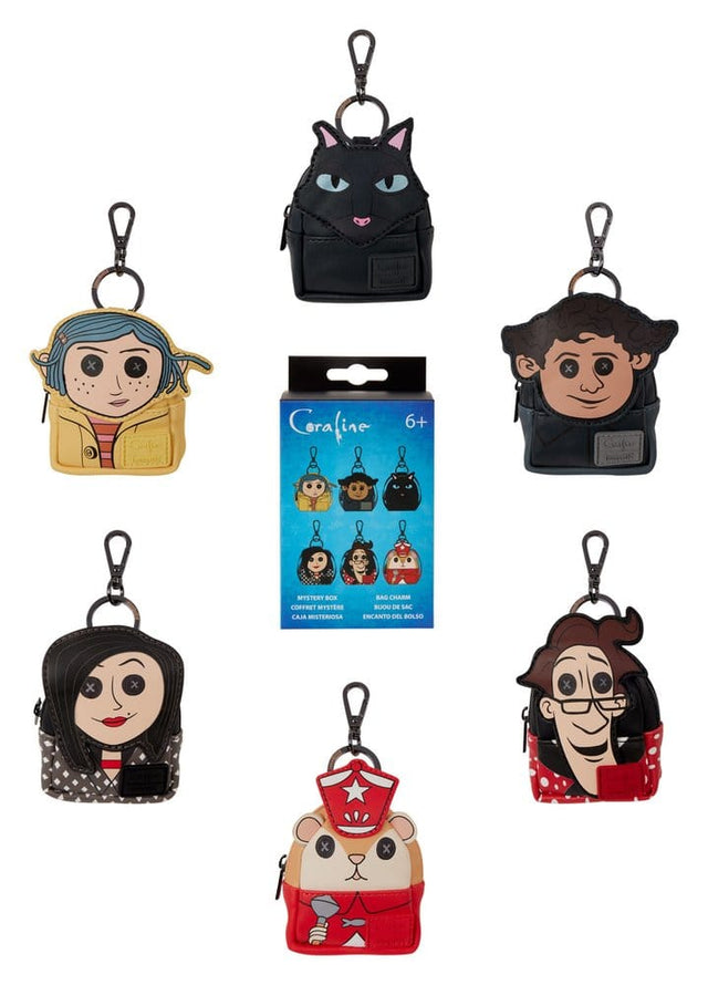 Loungefly Coraline by Loungefly Mystery Box Display Taschenanhänger (15)