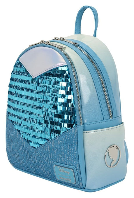 Loungefly Die Eiskönigin - Völlig unverfroren Elsa Loungefly Glitter Sequin Mini Rucksack