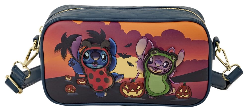 Loungefly Disney Halloween Costumes Stitch & Angel By Loungefly Umhängetasche