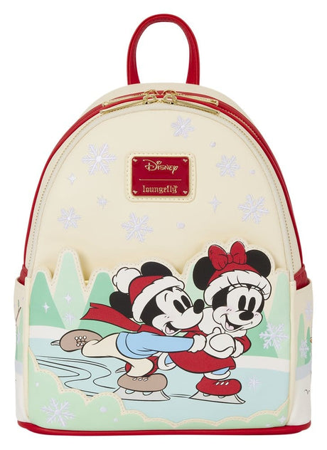 Loungefly Mickey & Friends Ice Skating mit Haarband Halterung by Loungefly Mini Rucksack