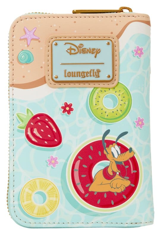 Loungefly Mickey & Minnie Beach Fun Zip Around Wallet