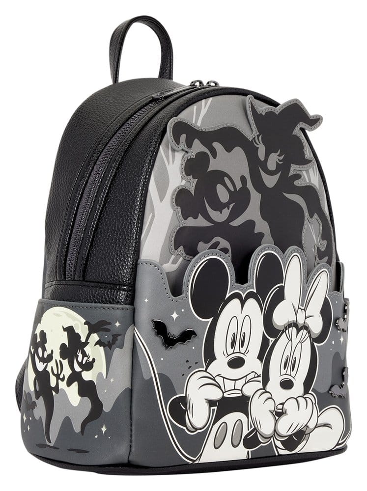 Loungefly Mickey & Minnie Ghost Light Up Glow by Loungefly Mini Rucksack