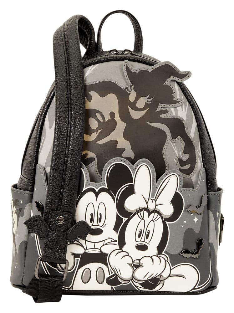 Loungefly Mickey & Minnie Ghost Light Up Glow by Loungefly Mini Rucksack