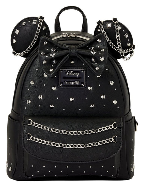 Loungefly Minnie Mouse Studs & Chains by Loungefly Mini Rucksack