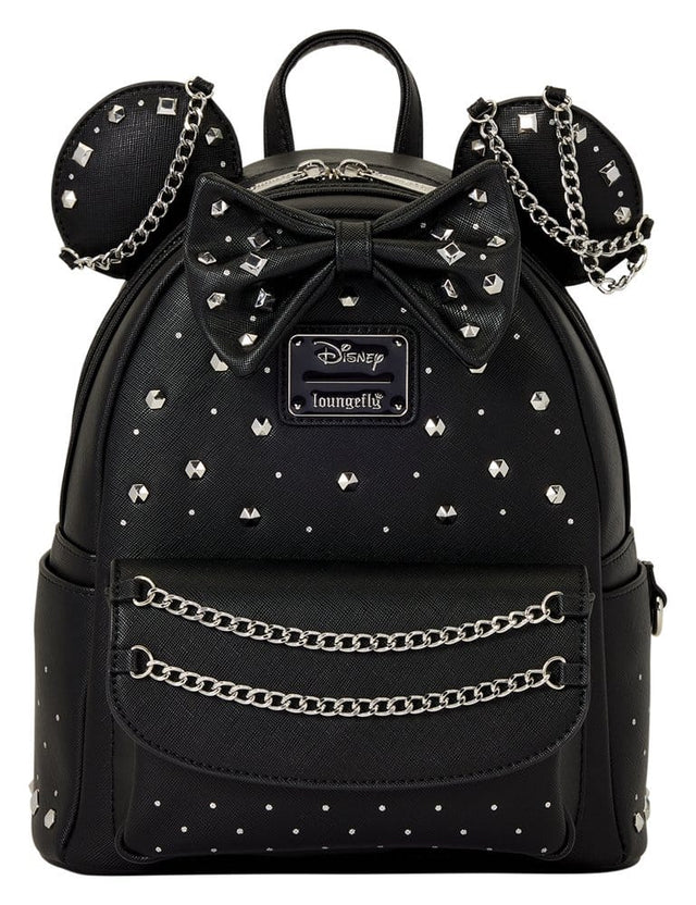 Loungefly Minnie Mouse Studs & Chains by Loungefly Mini Rucksack