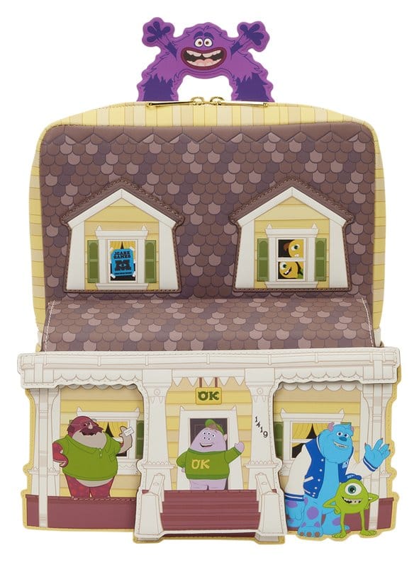 Loungefly Monsters University Oozma Kappa House Figural Mini Backpack