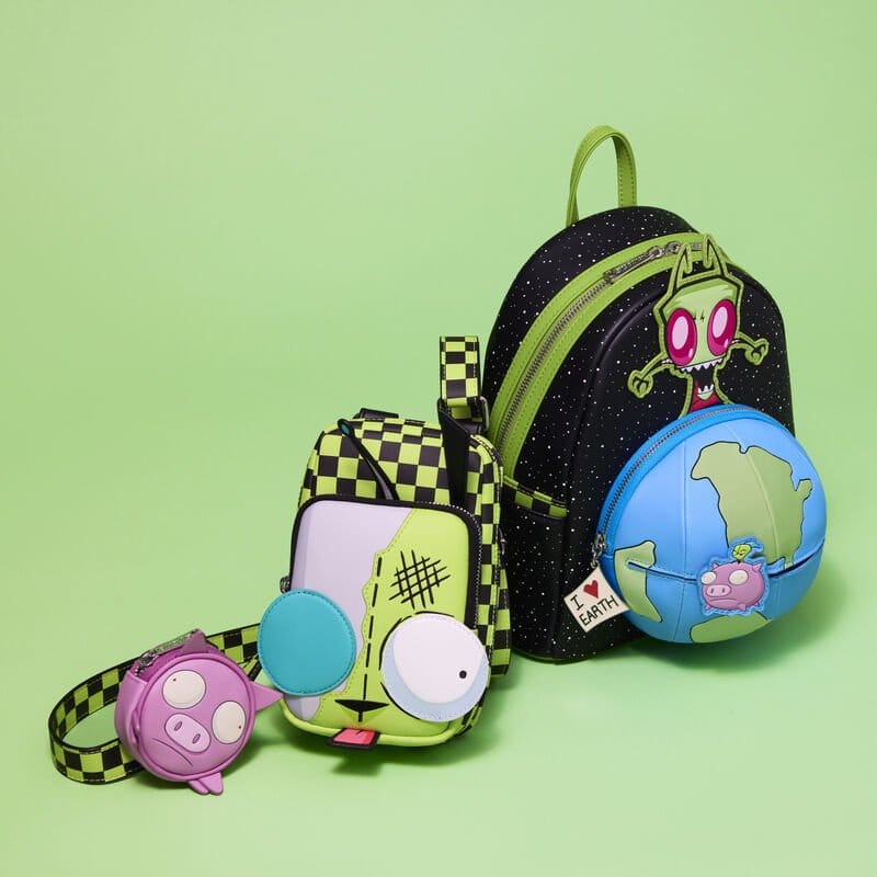Loungefly Nickelodeon Invader Zim Glow by Loungefly Mini Rucksack