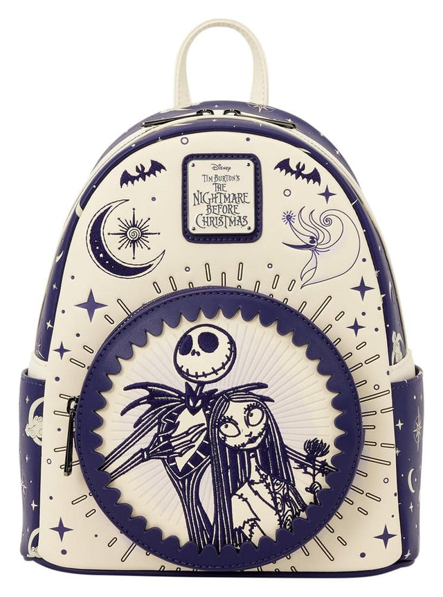 Loungefly Nightmare Before Christmas Jack Skellington Sally Night Sky Loungefly Mini Rucksack