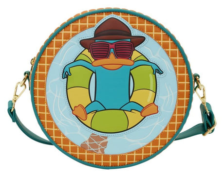 Loungefly Phineas & Ferb Perry the Platypus Pool Crossbody Bag
