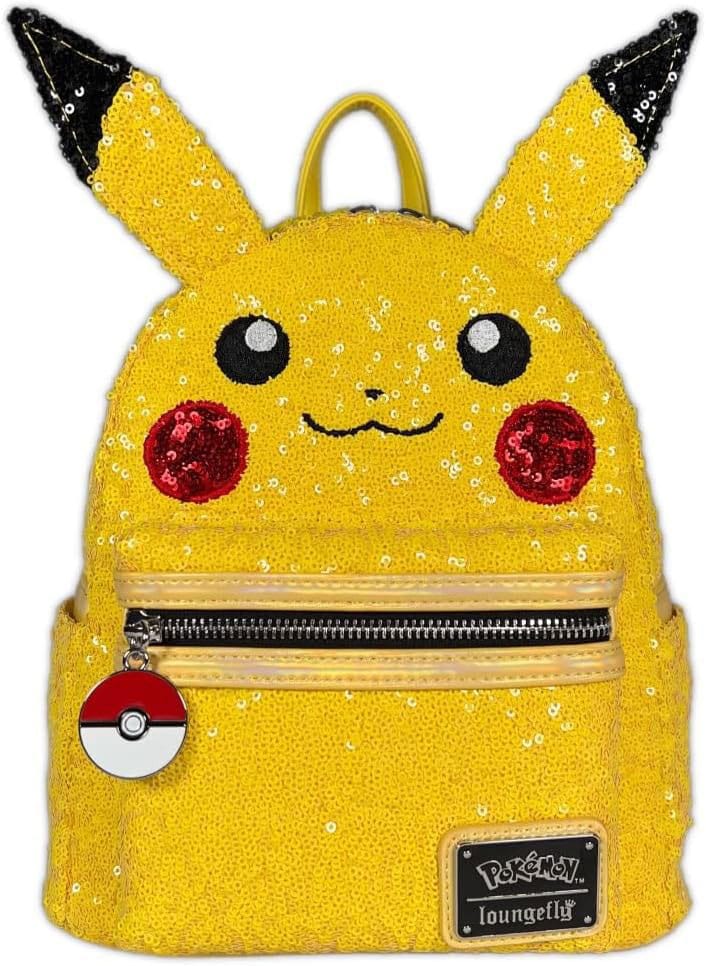 Loungefly Pokemon World 1-1 Sequin Pikachu Cosplay by Loungefly Mini Rucksack