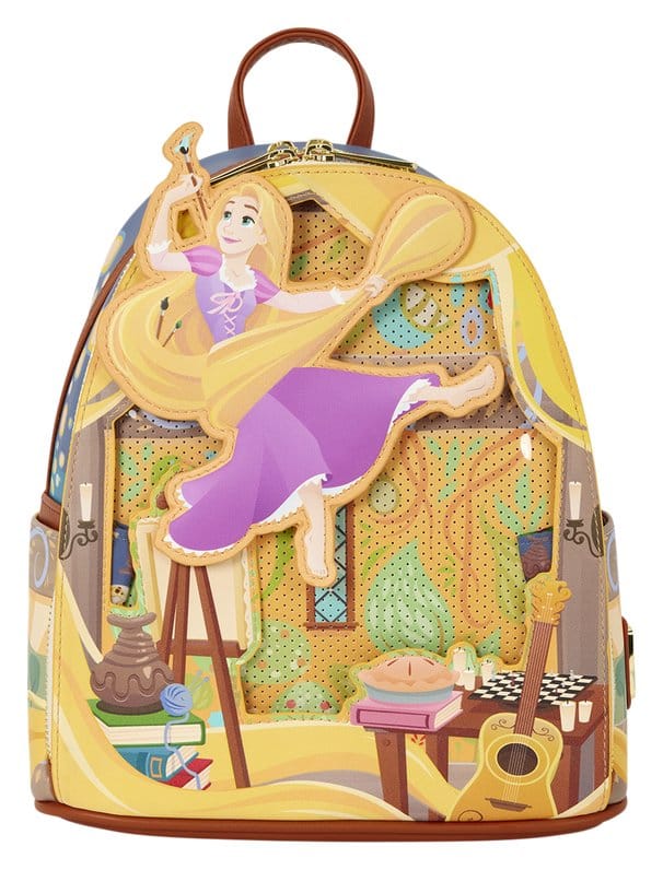 Loungefly Rapunzel Neu verföhnt Rapunzel Painting By Loungefly Mini Rucksack