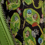 Loungefly Rick And Morty Pickle Rick Loungefly Sling Brusttasche Umhängetasche