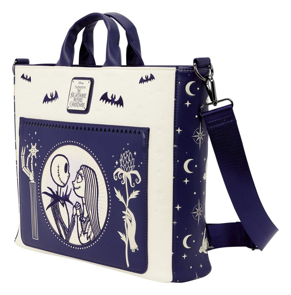 Loungefly The Nightmare Before Christmas Jack Skellington & Sally Loungefly Night Sky Rucksack Und Tragetasche