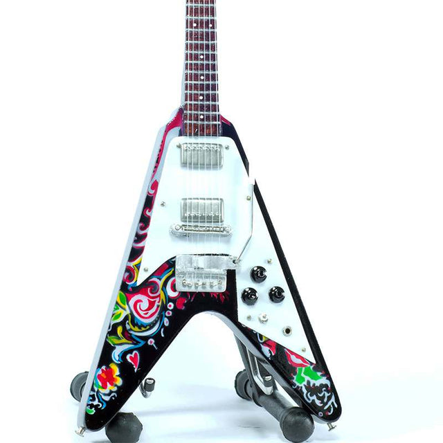 M M Jimi Hendrix Psychedelic Fly Mini Gitarre