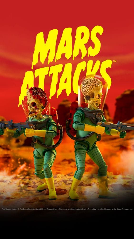 Mars Attacks Ultimates Martian Wave 1 (Smashing the Enemy) Actionfigur