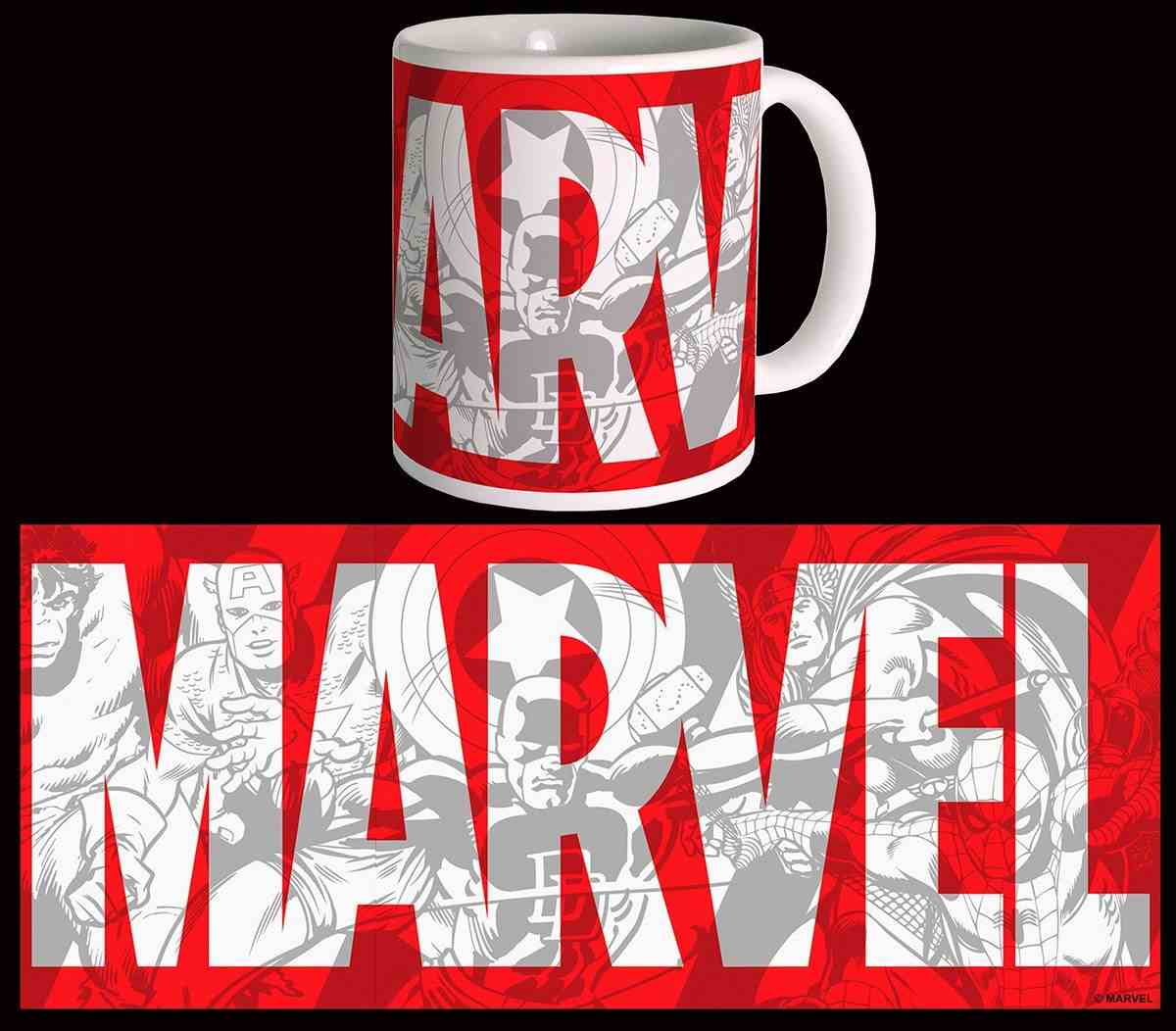 Marvel Comics Big Logo Tasse