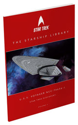 Master Replicas Star Trek Library U.S.S. Voyager NCC-74656-J Die-Cast