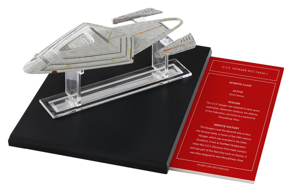 Master Replicas Star Trek Library U.S.S. Voyager NCC-74656-J Die-Cast