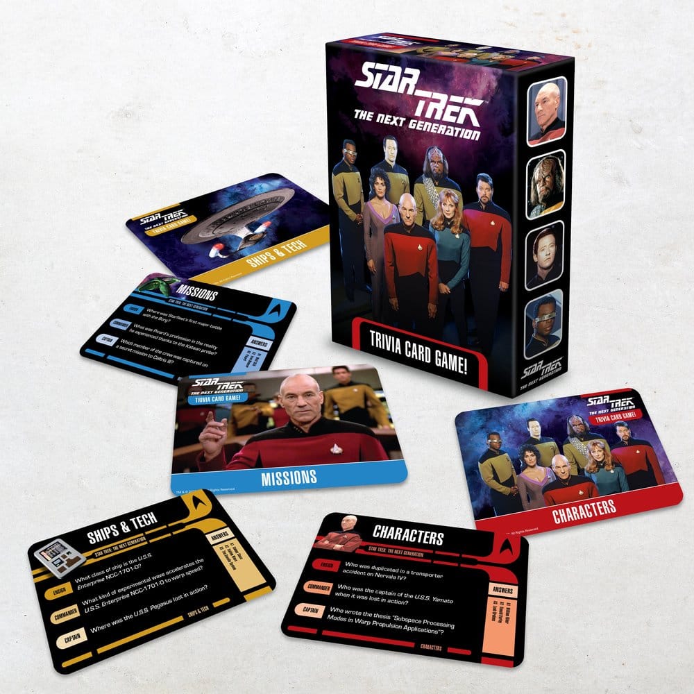 Master Replicas Star Trek The Next Generation Trivia-Kartenspiel