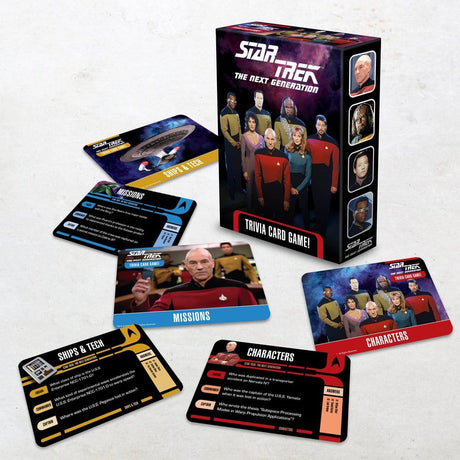 Master Replicas Star Trek The Next Generation Trivia-Kartenspiel