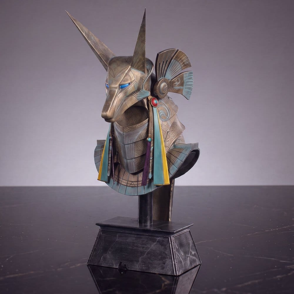 Master Replicas Stargate Anubis Jackal Guard Helmet Desktop Helm-Replik Replica