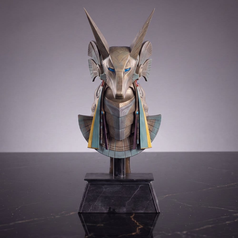 Master Replicas Stargate Anubis Jackal Guard Helmet Desktop Helm-Replik Replica