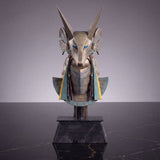 Master Replicas Stargate Anubis Jackal Guard Helmet Desktop Helm-Replik Replica