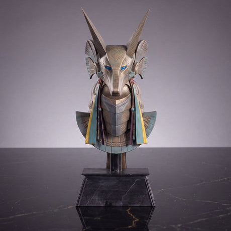 Master Replicas Stargate Anubis Jackal Guard Helmet Desktop Helm-Replik Replica