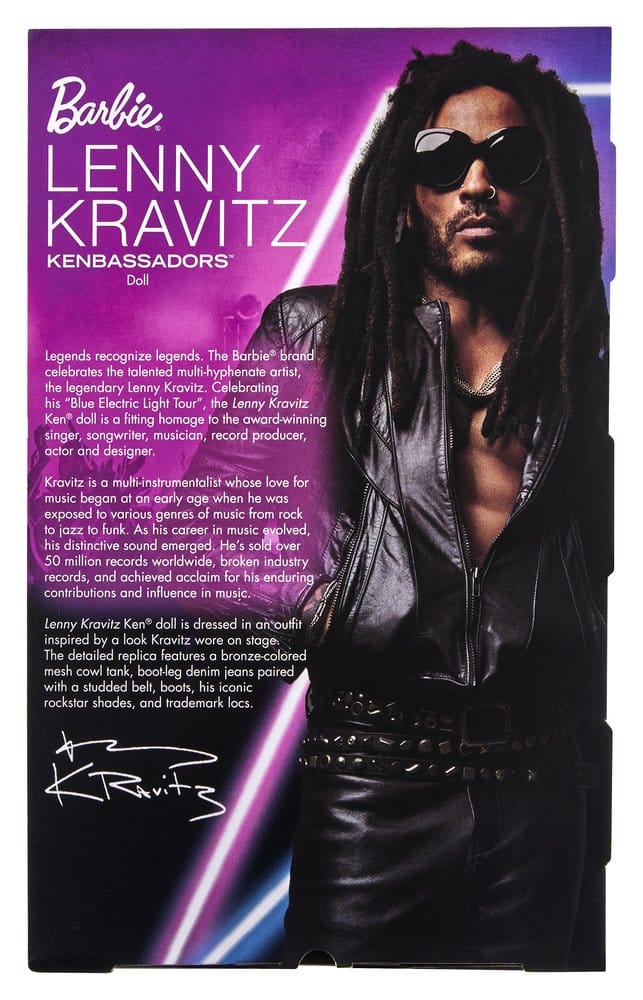 Mattel Barbie Lenny Kravitz Kenbassadors Signature Puppe