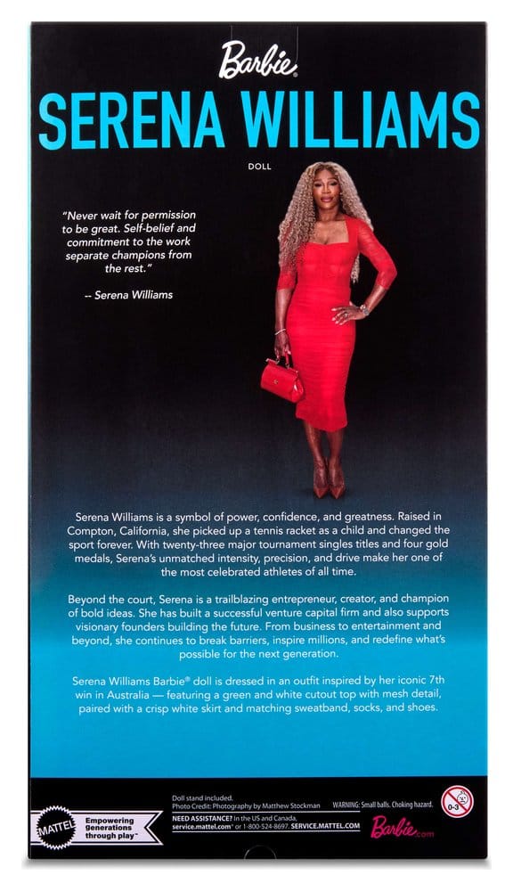 Mattel Barbie Signature Puppe Serena Williams