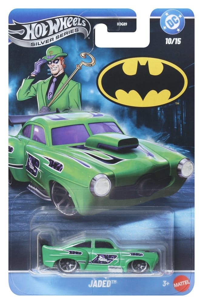 Mattel Batman Hot Wheels Silver Series 1/64 Die-Cast Fahrzeuge Sortiment (24) 979T