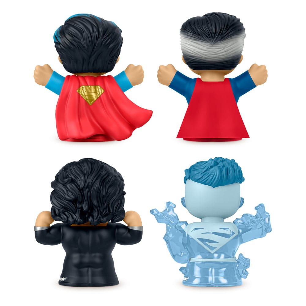 Mattel DC Comics Little People Collector Superman Through the Ages 4er-Pack Minifiguren