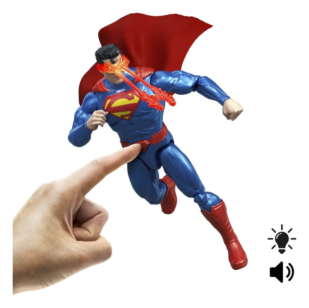 Mattel DC Premier Superman Heat Vision mit Sound & Licht Actionfigur