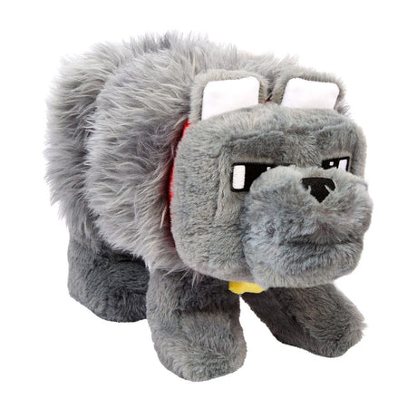 Mattel Ein Minecraft Film Dennis der Wolf mit Sound Plüschfigur