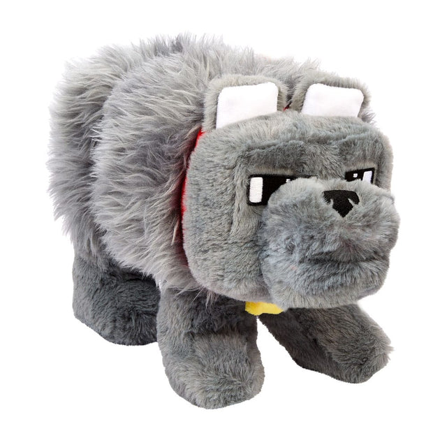 Mattel Ein Minecraft Film Dennis der Wolf mit Sound Plüschfigur