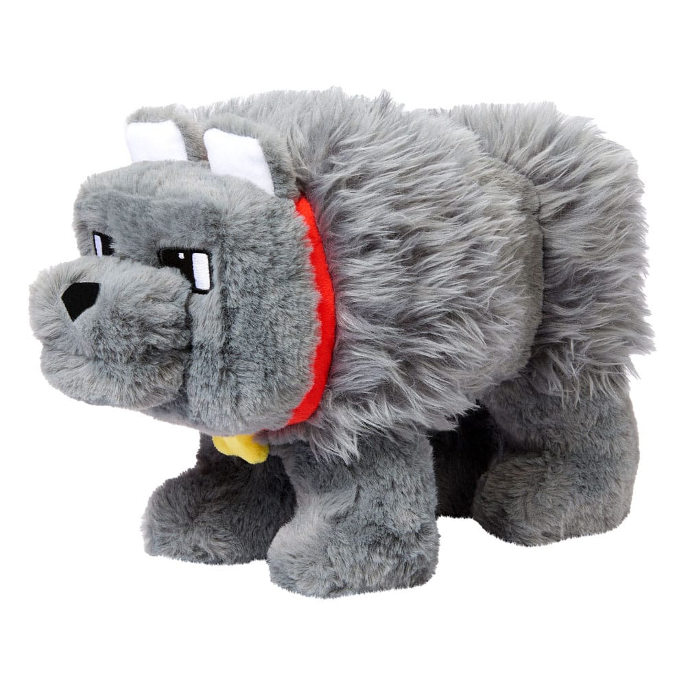 Mattel Ein Minecraft Film Dennis der Wolf mit Sound Plüschfigur