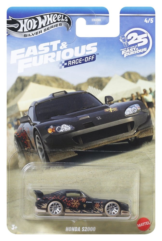 Mattel Fast & Furious Hot Wheels Silver Series 1/64 979P Die-Cast Fahrzeuge Sortiment (24)