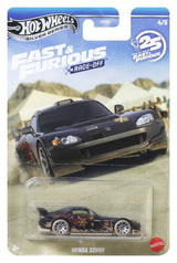 Mattel Fast & Furious Hot Wheels Silver Series 1/64 979P Die-Cast Fahrzeuge Sortiment (24)