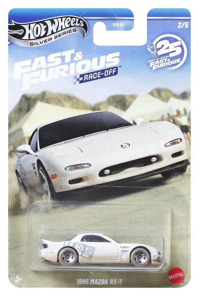 Mattel Fast & Furious Hot Wheels Silver Series 1/64 979P Die-Cast Fahrzeuge Sortiment (24)