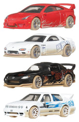 Mattel Fast & Furious Hot Wheels Silver Series 1/64 979P Die-Cast Fahrzeuge Sortiment (24)