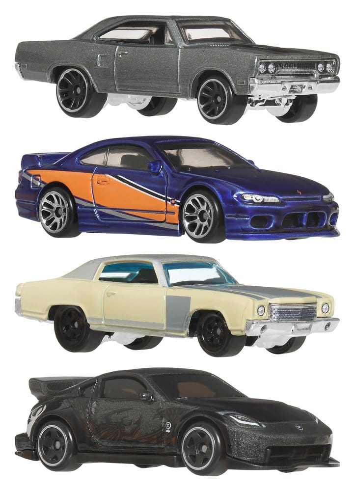 Mattel Fast & Furious Hot Wheels Tokyo Drift Silver Series 1/64 Die-Cast Fahrzeuge