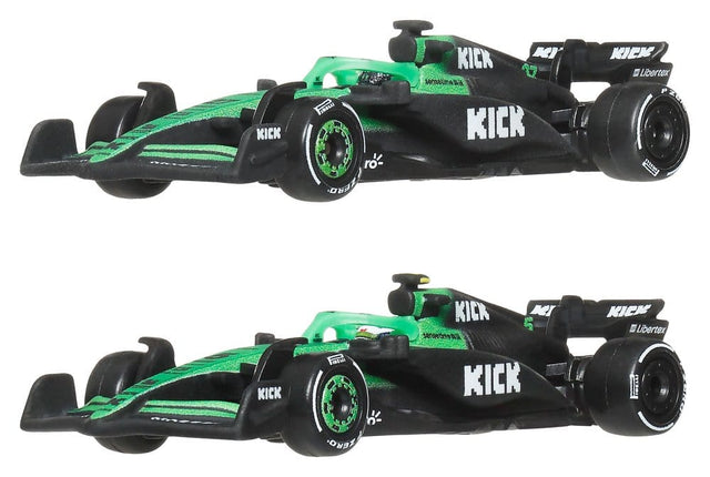 Mattel Formel 1 Hot Wheels KICK Sauber Team Premium 1/64 Die-Cast Fahrzeuge 2er-Pack