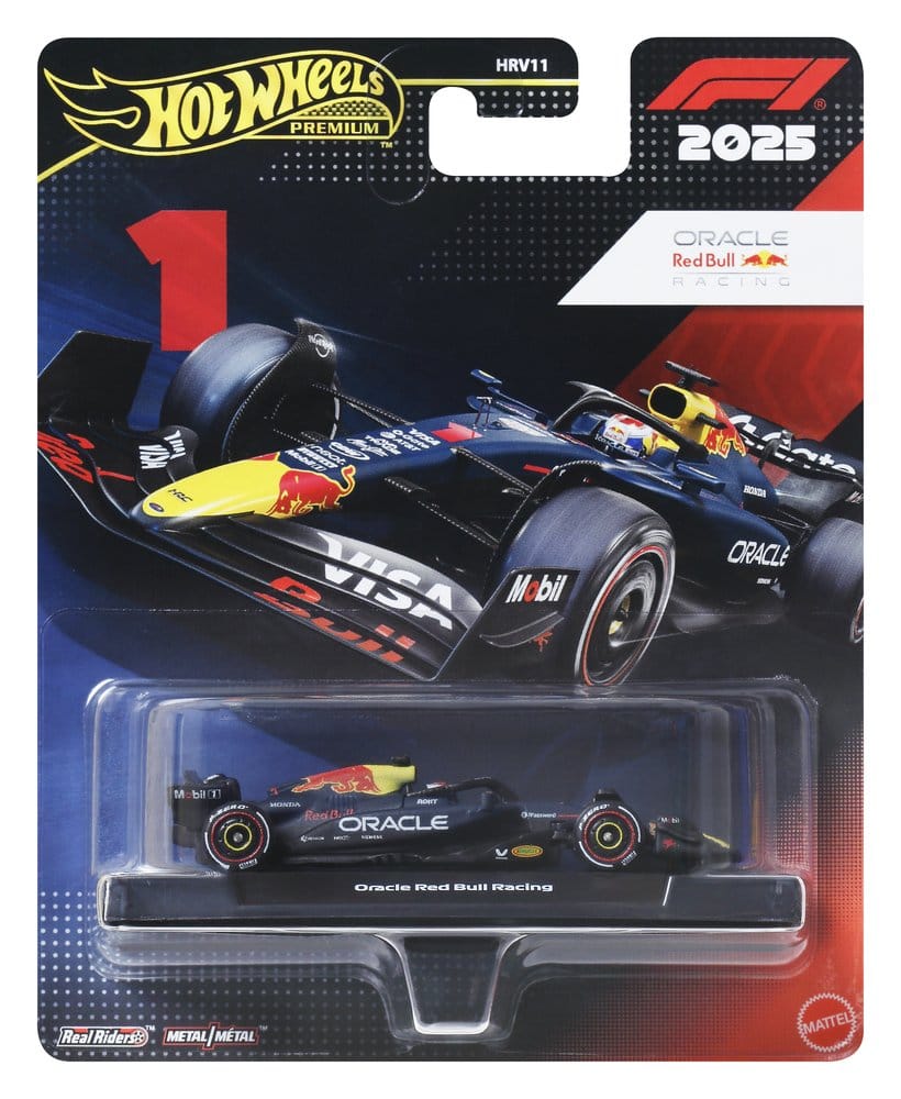 Mattel Formel 1 Hot Wheels Red Bull Team Driver 1 Premium Die-Cast 1/64 Fahrzeug