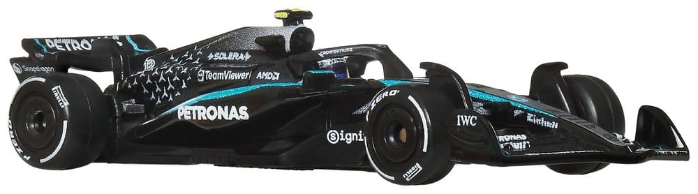 Mattel Formel 1 Hot Wheels Team Mercedes Benz Driver 2 Premium Die-Cast 1/64 Fahrzeug